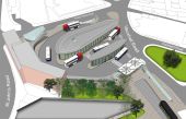 Ariel view of proposed Stourbridge Interchange